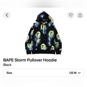 Bape Storm Pullover Hoodie